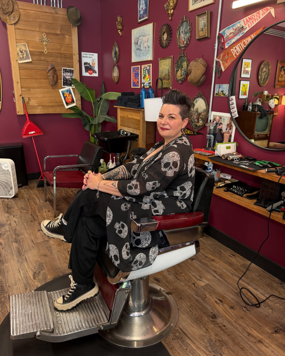 Sharon — Barber at Windsor Barber Shop Castlegar BC